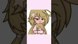 this is how mini her would act😘 #gacha #alightmotions