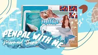 📝 PENPAL WITH ME | ✨🐬🧜‍♀️ Mermaid Theme 🐳🐚✨ (asmr🎧)