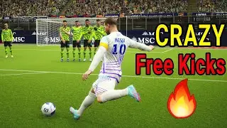 eFootball 2024 | CRAZY FREE KICK COMPILATION 3🔥⚽️PS4 PRO