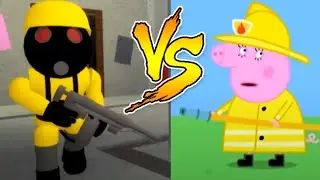 Piggy Skins vs Peppa Pig Characters UPDATED Piggy VS Peppa Pig