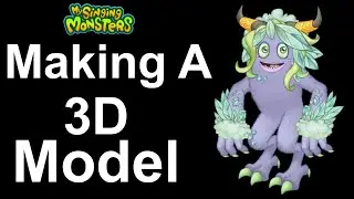 Making A 3D Model Of Maggpi From My Singing Monsters [3D MSM 34 (S1)] | The Oven Guru