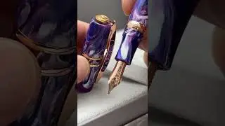 Dip testing the Visconti Homo Sapiens Earth Origins Aether fountain pen