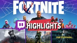 Fortnite (With Jay Davis), Halo Infinite, The Witcher 3, and Returnal - Twitch Highlights