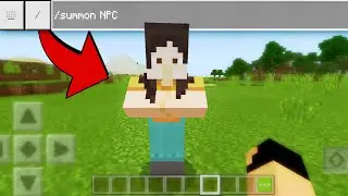How To Spawn NPC In MCPE 1.8 No Mods (Secret Feature)