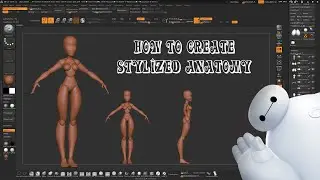 how to create stylized anatomy in ZBrush