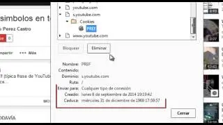 Error en cookies de Youtube?