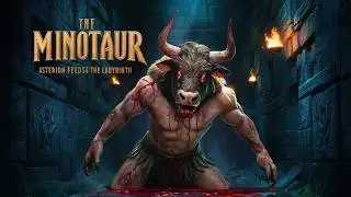 The Minotaur: The Hungry Monster Living in the Labyrinth | Ancient Greek Mystical Tale & Folklore