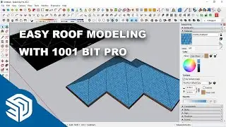SketchUp 2021 | Easy Roof Modeling with 1001 bit Pro