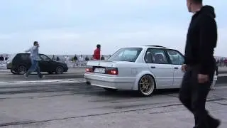 BMW E30(Engine M5 E34 TURBO) vs GOLF VR6 (Syncro) TURBO