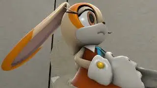 (SFM) Cream the Rabbit On the Toilet