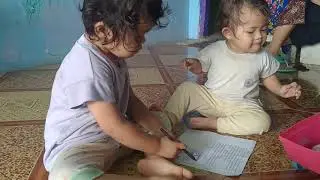ADIK BAYI LUCU JAHILIN KAKAKNYA SAMPE MARAH-MARAH