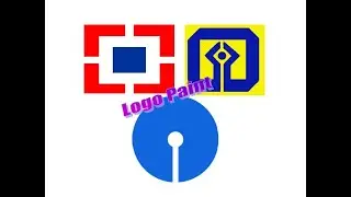 How to draw SBI, UCO and HDFC Logo in paint application