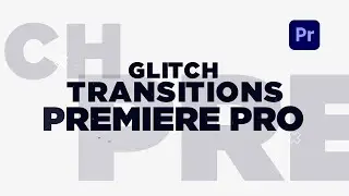 Free Glitch Transitions Preset Pack for Adobe Premiere Pro.