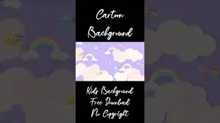 Cartoon Rainbows & Stars Loop