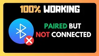 EASILY FIXED Bluetooth Device PAIRED But NOT Connected Or NO Audio In Windows Or Computer