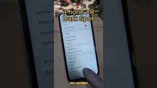 This dark spot suddenly appeared one day. Can it be fixed? 