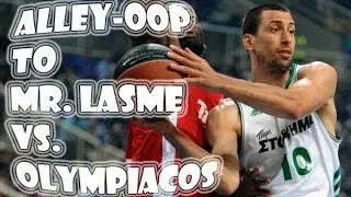 Alley-oop Roko Ukic to Stephane Lasme vs. Olympiakos