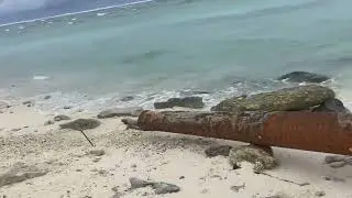 Peale Island WWII Shore Defense Gun, Wake Atoll, October 2024