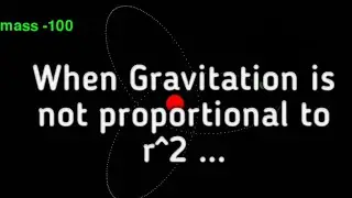 When Gravitational force is directly proportional to R and not R^2 ....  || R^2 Vs R || in Pygame !