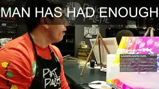 MAN HAS HAD ENOUGH