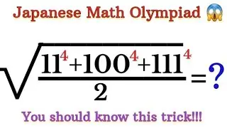 Japanese | A Nice Math Radical Problem | Math Olympiad #maths #matheolympiad