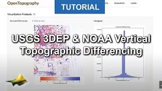 Vertical Topographic Differencing of USGS 3DEP and NOAA Topography