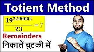 Real explanation of Totient method of finding remainder | Number system tricks in Hindi