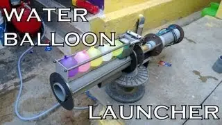 Water balloon launcher homemade the best of its kind