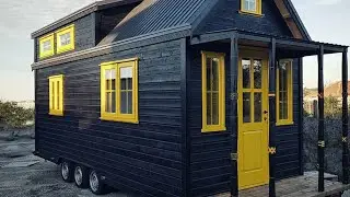 HOME ON WHEELS review of Tiny House models (4K)