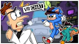 Movie Sonic Meets Perry The Platypus In VR CHAT!! (FT. Dr Doofenshmirtz)