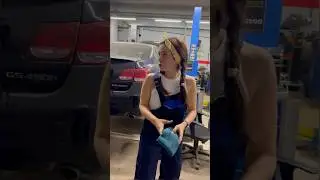 Девушка-автомеханик | Доходяга приперся🙄