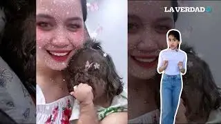 Niña con cabello en el rostro se hace viral en TikTok.