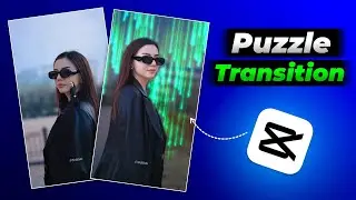 Capcut Puzzle Transition Tutorial [ Viral Reels Editing ] ✅