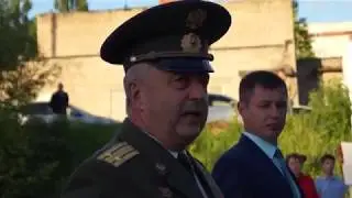 Памятный знак в Шексне к 100-летию погранвойск