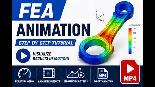 SolidWorks Simulation : How to Save and Export Simulation Animations (Step-by-Step)