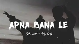 Apna Bana Le - [slowed and Reverb] | Bhediya| Mind relaxing slowed song #apnabanale #slowed_reverb