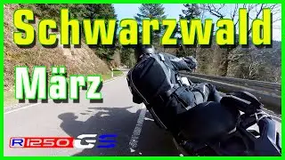 BMW R 1250 GS, Schwarzwald, März, Frühling :)