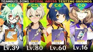 TEAM BUILDS - Sucrose, Bennett, Xiangling, Lisa | Genshin Impact 1.2
