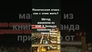 От паники метод Манекена (из книг Зеланда)