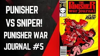 The Punisher Vs Sniper! Punisher War Journal #5, Jim Lee & Carl Potts, Marvel Comics, 1989