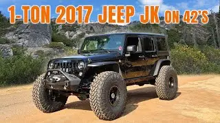 1 Ton 2017 JEEP JK on 42's! NOT another JL! WFO Concepts Test Drive, Build Walk Around and more!