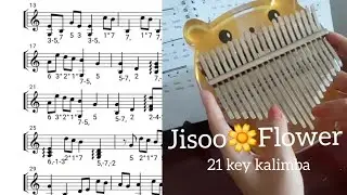 지수, 꽃, Flower 21 key kalimba with ktabs