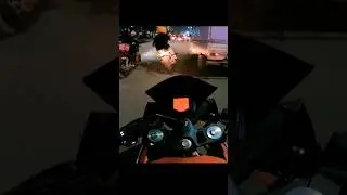 Crazy Ride 🥵 || Bunny Helmet Reaction 😯 #ktmrc200 #dominar400 #ktmduke390