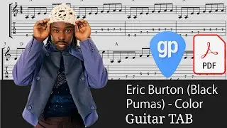 Eric Burton (Black Pumas) - Color Guitar Tabs [TABS]