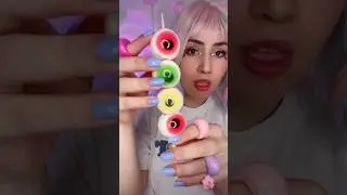 Asmr - Espetinho de doce de olhos