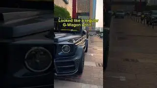 Looked Like Normal G Wagon Until....🌚