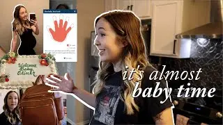 Second and Third Trimester Vlog | Packing my hospital bag and unexpected news!