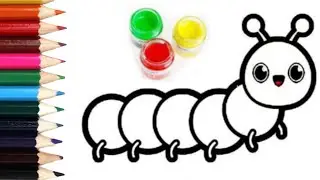 how to draw a caterpillar #drawing#viral #youtube #stepbystep #easydrawing