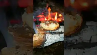 8🔥How to bake a pie in the woods in winter 