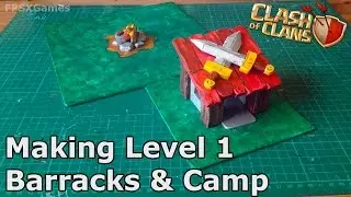 Clash of Clans Barracks & Camp Model Buildings